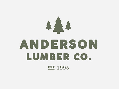 Lumber Company Branding branding design graphic design logo