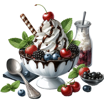 Forest Berry Sundae