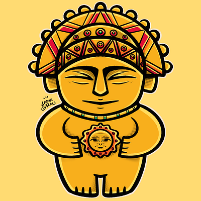 SUE DIOS SOL | ILUSTRACIÓN art bogota characterdesig colombia digitalart graphic design illustration sol sun