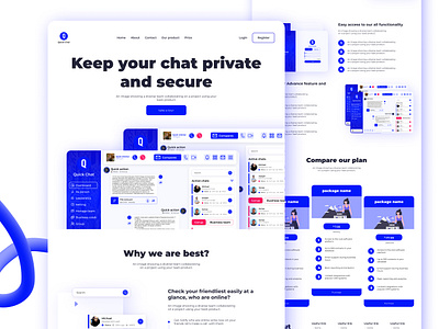 Saas landing page design monirul shekh