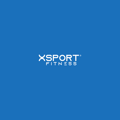 Xsports Fitness Logo app branding design fitness flat logo graphic design icon logo illustration logo logos minimal logo playing sports vector xsports