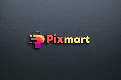 Pixmart 3d animation branding graphic design logo motion graphics ui