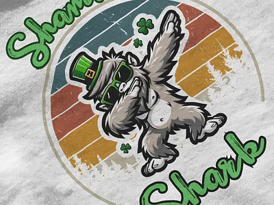 shamrock T-shirt Design graphic design shirt design tshirt