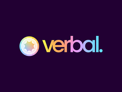 Logo Design for Verbal.ai agi ai artificial brand identity branding color design geometric graphic design illustration intelligence logo logo design minimal shapes vector web