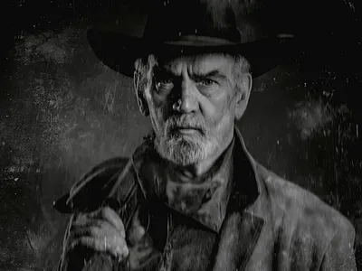 Western Title AE - sequence after effect blackwhite chief cowboy sequence title western