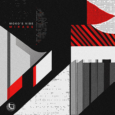 Artwork - Logos Recordings - Mokos Vibe artwork graphic design illustration minimal modern poster vectorart