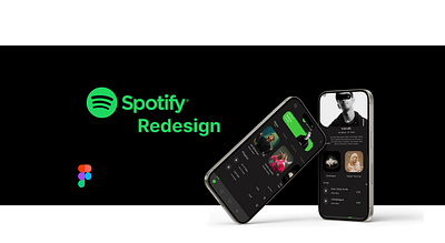 Spotify App Redesign graphic design ui