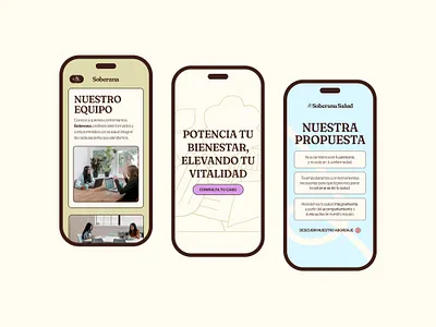 Holistic Healthcare Beyond Boundaries branding empatia graphic design health healthcare holistic holistic health illustration medicina mobile naive pro roselab salud salud holistica salud integral screens soberana soberana salud telehealth