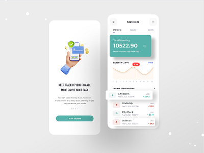 E-Wallet App Design app app design branding clean design creative design development fintech graphic design illustration interactive logo product design ui uiux ux vector wallet website