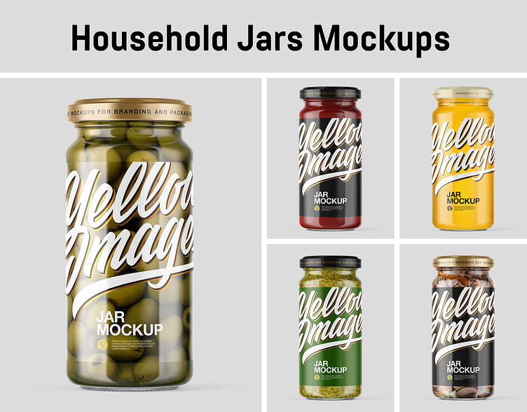 Glass Jar Mockup by AG Mockups on Dribbble