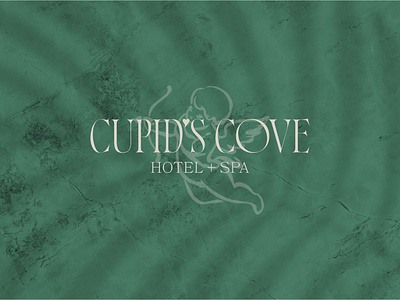 Cupid's Cove Hotel + Spa branding design graphic design hotel branding logo romantic hotel romantic hotel branding spa branding