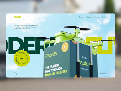 Rapida Dispatch Hub 🚚🌐 app branding design graphic design illustration logo typography ui ux vector