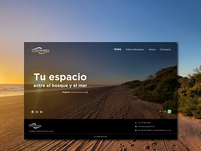 Web design for Costayres graphic design ui web design