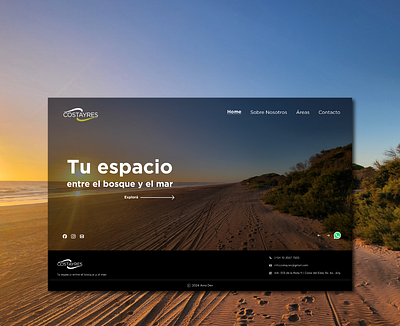 Web design for Costayres graphic design ui web design