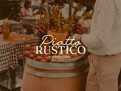 Piatto Rustico - Authentic Italian Restaurant Logo branding design graphic design italian food italian restaurant logo restaurant branding restaurant logo