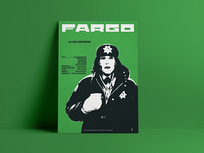 Movie Poster Design l Fargo artwrok branding coen brothers comedy design drama fargo film film poster frances mcdormand graphic design illustration movie movie poster photohsop poster poster design poster illustration print typography