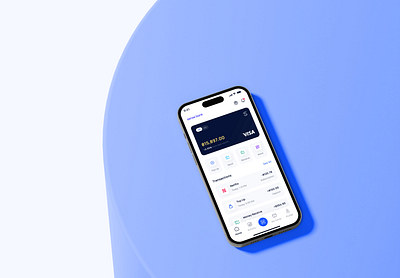 Fintech Mobile App ui