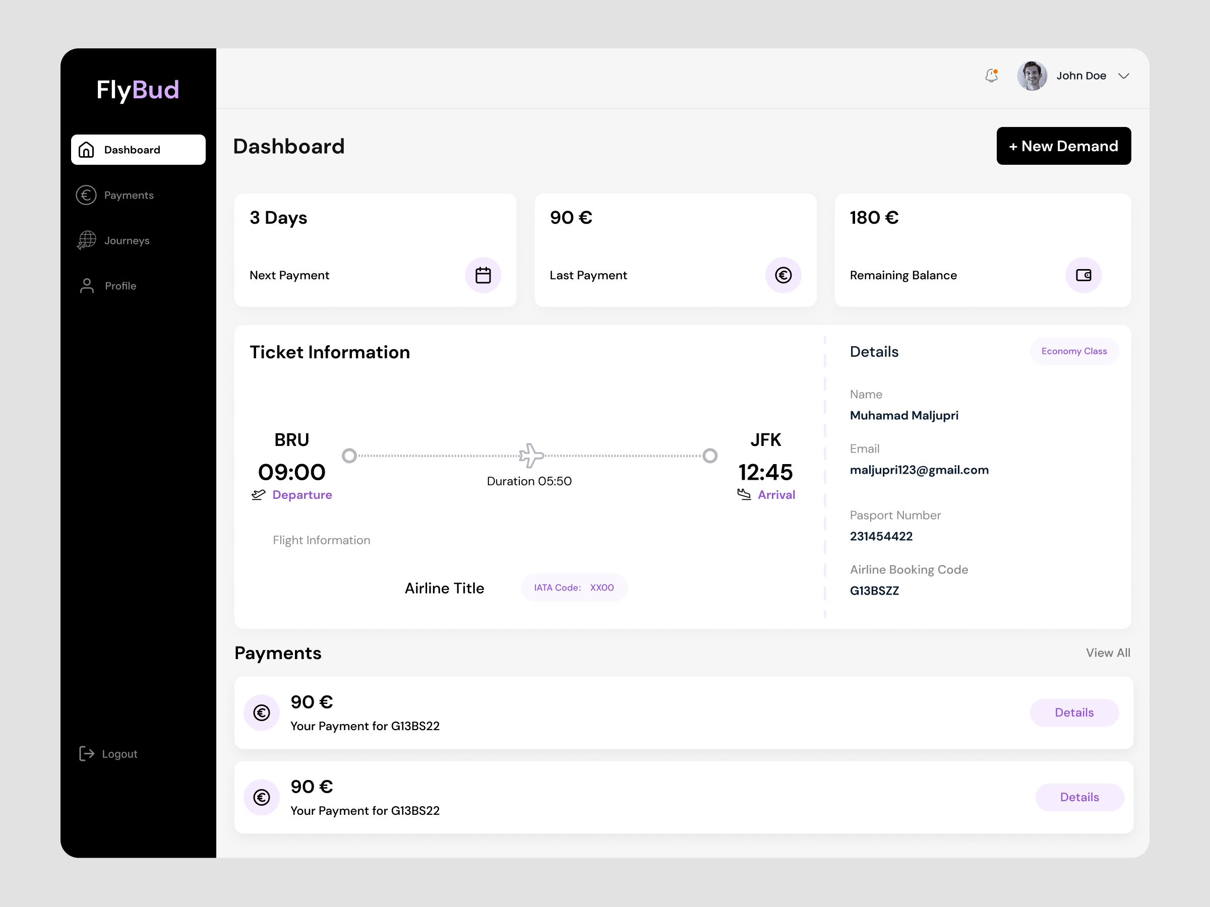 FlyBud Web App UX Design fly app desgin uiux fly app design homepage ticketing app desgin travel app uiux travel web app travelling app desgin ui uiux design web app design website design