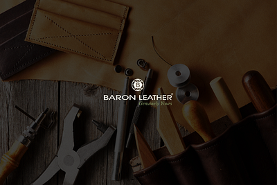 Leather Company Website and Brand Design app branding design graphic design logo ui ux