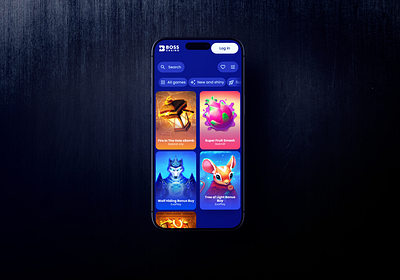 Boss Casino Gambling Mobile App design gambling ui ui design ux ux design web design