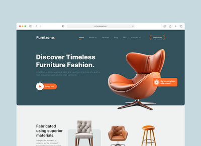 Interior Furniture Website Design app design dashboard dashboard ui furniture furniture website interior website ui ux