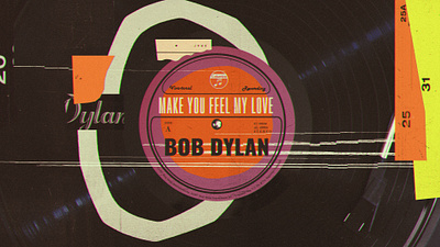 Bob Dylan : The Story of Make You Feel My Love 2d abstract animation art direction collage cool explainer folk illustration motion graphics music rock