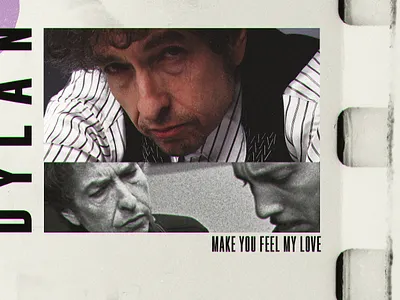 Bob Dylan : The Story of Make You Feel My Love 2d animation art direction collage cool dylan explainer film folk grain motion graphics music rock