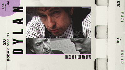 Bob Dylan : The Story of Make You Feel My Love 2d animation art direction collage cool dylan explainer film folk grain motion graphics music rock
