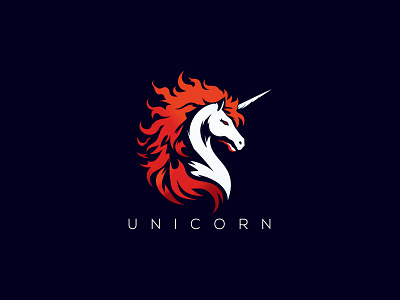 Unicorn Logo branding design graphic design horse logo logo strong top logo top logos 2024 unicorn unicorn design unicorn horse unicorn logo unicorn top logo unicorn vector logo