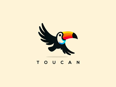Toucan Logo app bird logo branding design game graphic design illustration logo strong toucan toucan bird toucan bird logo toucan design toucan logo ux