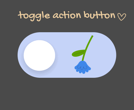 Toggle Button 3d animation dailyui design illustration ui ux vector