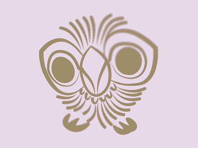 Owl brand branding design graphic design hand drawn identity illustration logo mark mascot owl unused