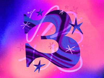 36 Days of Type | 3 3 36 days 36 days of type font letter 3 lettering number 3 type type design typography