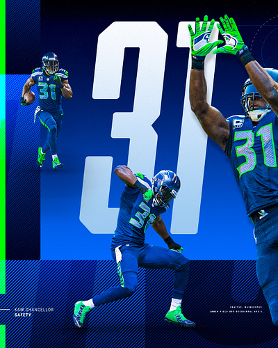 Kam Chancellor Graphic football graphic design nfl seahawks sports