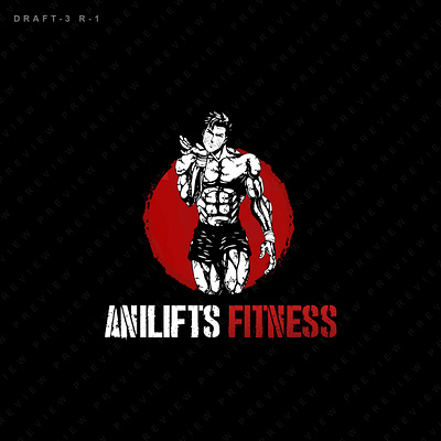 Fitness graphic design logo