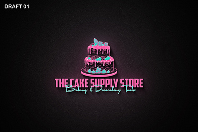 Cake Store branding graphic design