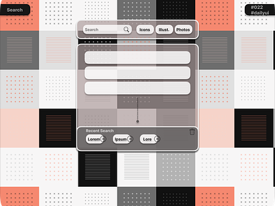 #022 #UIX101 challenge completed. #022 #dailyui daily dailyui design figma interface light search search bar ui uiux uix101 ux