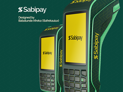 Sabipay POS Design branding design fintech graphic design pos product design terminals ui uiux