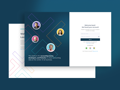 Onboarding - Lockstep design onboarding responsive saas software system ui ux web