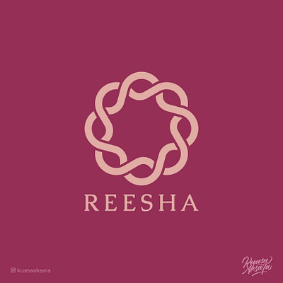 Reesha Arabic Logo Design | شعار عربي لوقو لوجو ريشة ريشا advertising brand brand identity branding company logo design graphic design grid logo inspiration lettering logo logo concept logo design logo ideas logo inspiration logomark logotype symbols typography