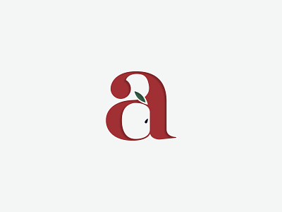 apple concept a apple branding gestalt graphic design logo logotipo symbol