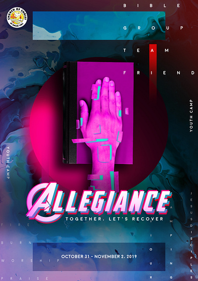 Youth Camp - Allegiance 2029 camp church graphic design poster youth youth camp