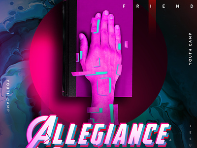 Youth Camp - Allegiance 2029 camp church graphic design poster youth youth camp