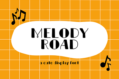 Melody Road Display Font cricut font fashion font font bundles logo font pen unique font