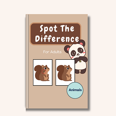 Spot the difference book cover canva template book canva cover design graphic design kdp logo notebook template
