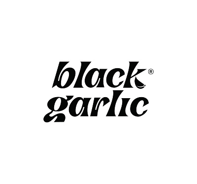 black garlic abstract branding brandmark gralic lettering logo logotype wordmark