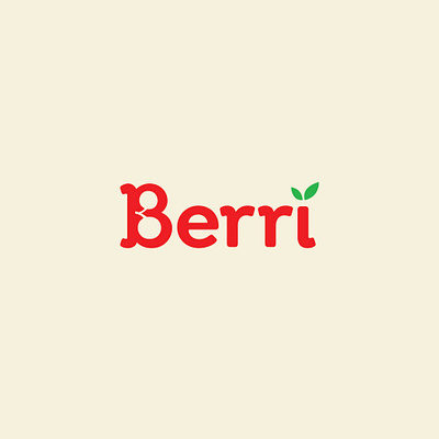 berry abstract berry branding brandmark lettering logo logotype wordmark