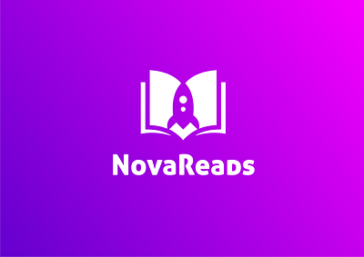 Nova Reads Logo Design animation branding graphic design logo