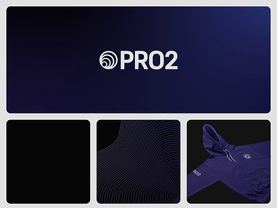 PRO2 | Music agency branding graphic design logo
