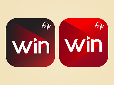 Etv Win App Logo app design application branding etv win graphic design logo ott app social media